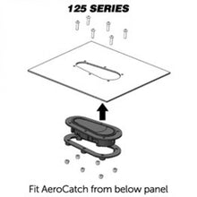 Load image into Gallery viewer, AeroCatch 125-3000 Carbon Fiber look Non-Locking Hood Pins