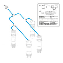 Load image into Gallery viewer, Nuke Performance Air Jack 90 Competition 8 BAR / 120 PSI Hose Kit
