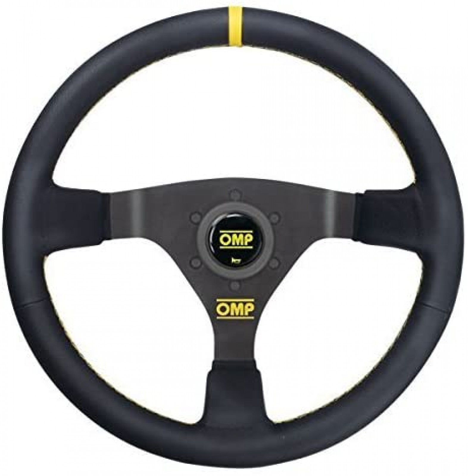 OMP WRC Black/Yellow Steering Wheel – Leddy Motorsports