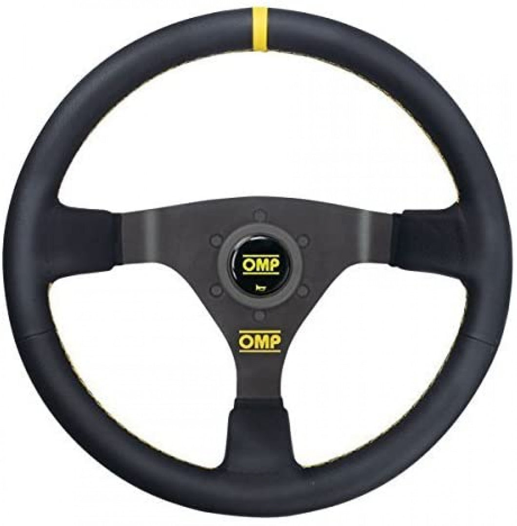 OMP WRC Black/Yellow Steering Wheel