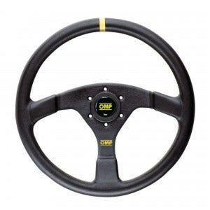 OMP Velocita Black Leather Steering Wheel
