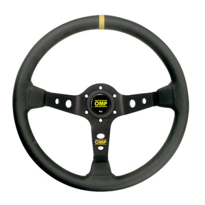 OMP Corsica Liscio Black/Yellow Steering Wheel