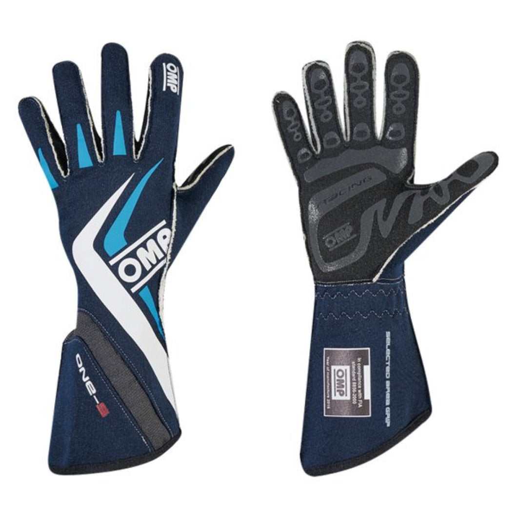 OMP One Evo Gloves Navy Medium