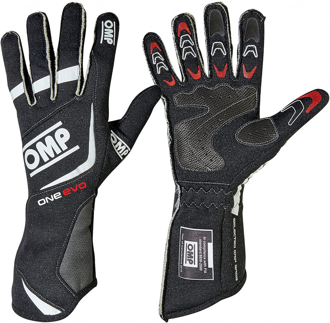 OMP One Evo Gloves Black Small